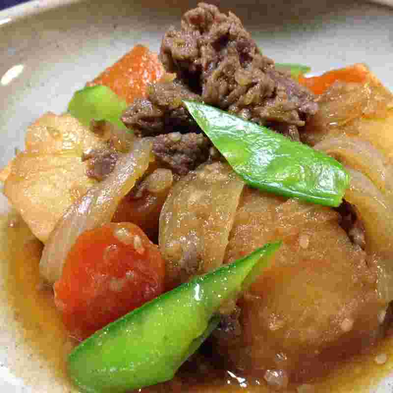 プルコギで作る肉じゃが