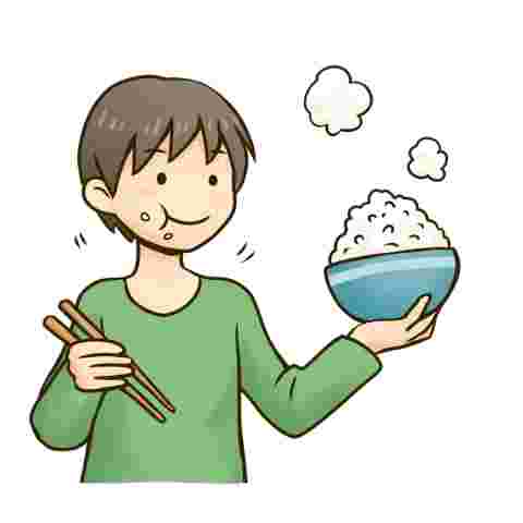 ごはんを食べすぎる