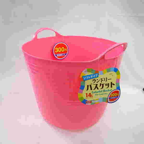 ダイソー ソフトタイプ ランドリーバスケット