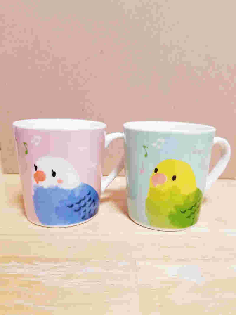 インコのマグカップ