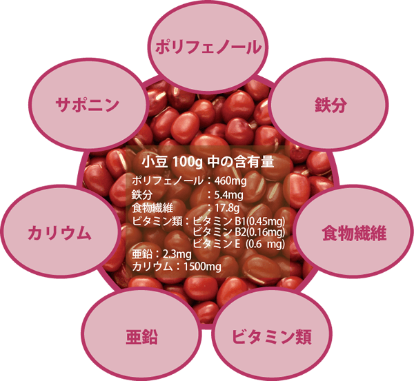 小豆の栄養素
