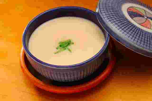 珍しい器で作る茶碗蒸し