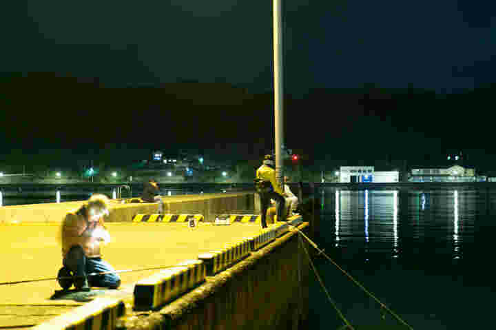 夜釣り風景