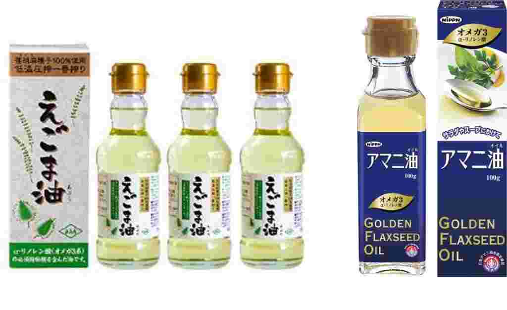 あまに油とえごま油