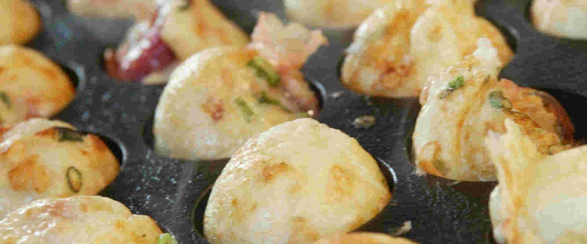 おいしそうなたこ焼きの画像