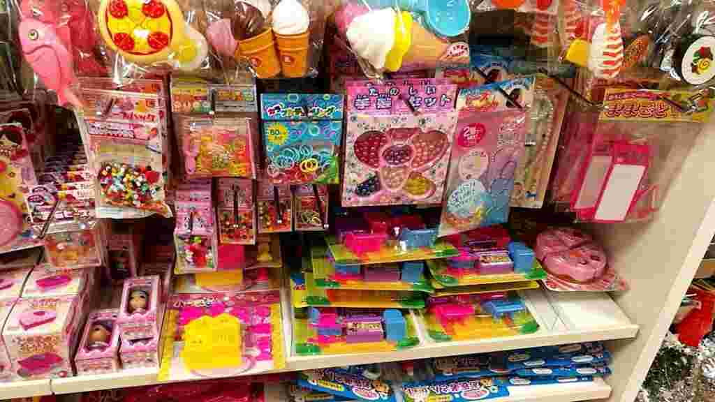 セリアのビーズ売り場