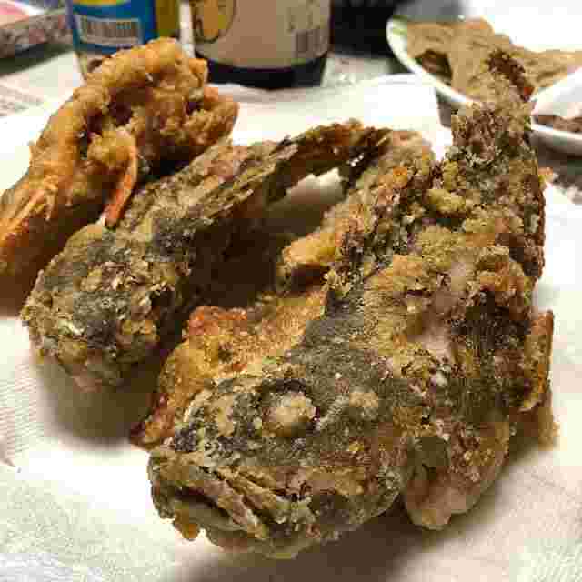 ウッカリカサゴから揚げ