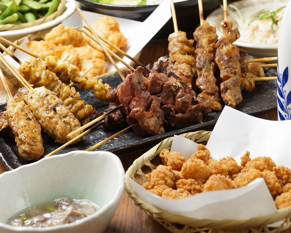 チキチキチキンの料理の数々