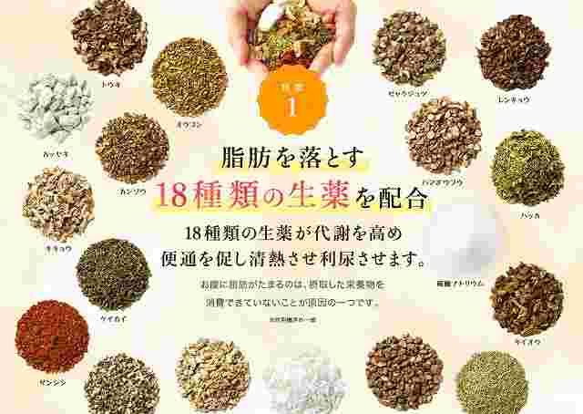 18種類の生薬