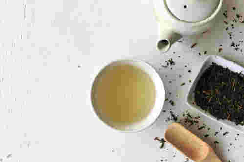 緑茶と茶葉