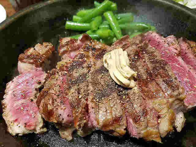 平日限定でしか食べれないワイルドステーキ
