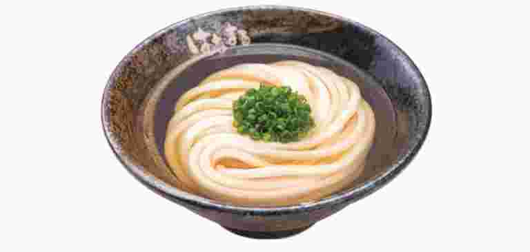 はなまるうどんのかけうどん