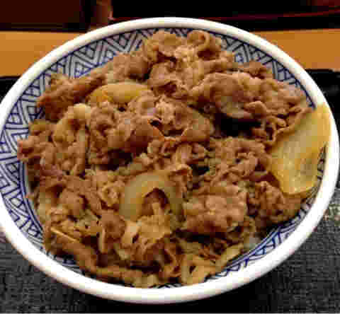 牛丼大盛り