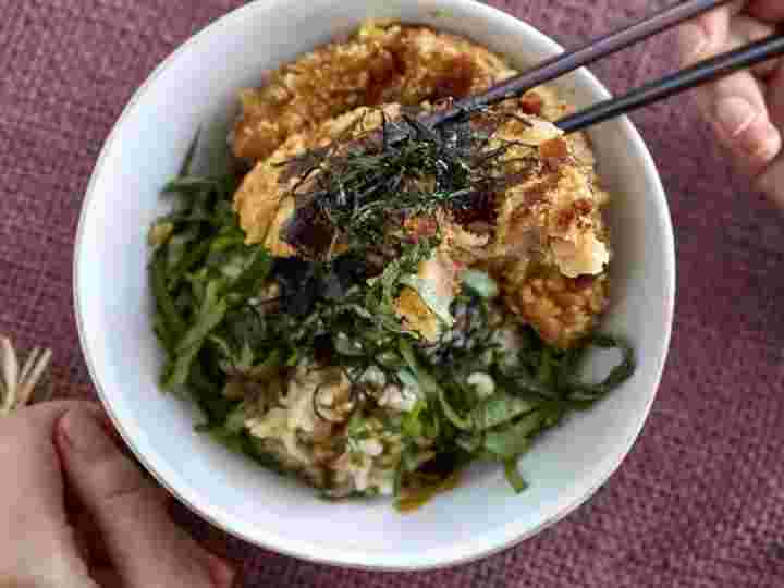 車麩のカツ丼