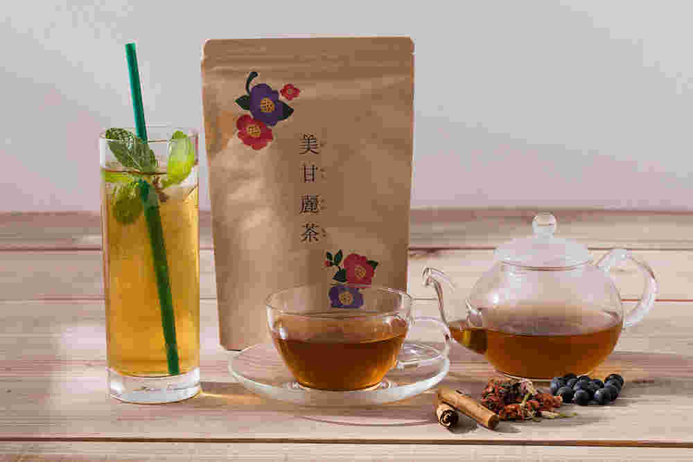 アイスとホット美甘麗茶