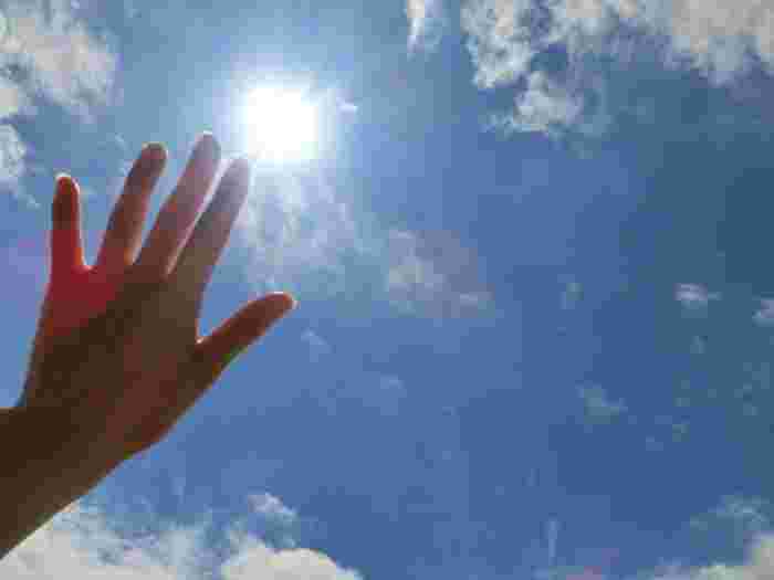 眩しい太陽
