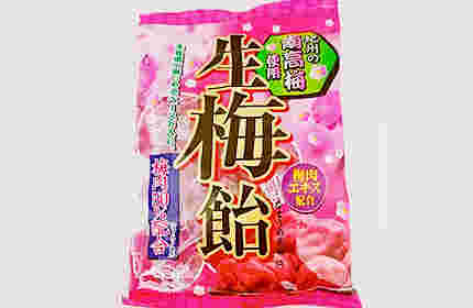 「リボン 生梅飴」のお菓子