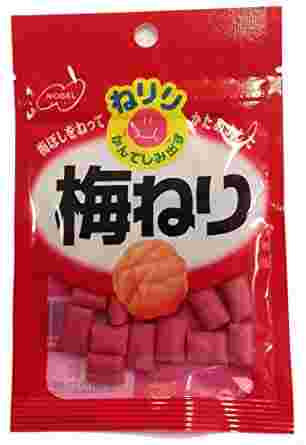 「ノーベル製菓・梅ねり」のお菓子
