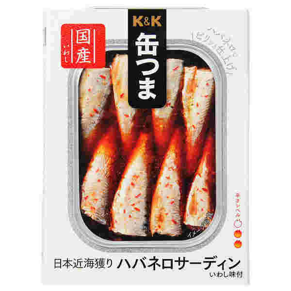 缶つま 日本近海どりハバネロサーディンの画像