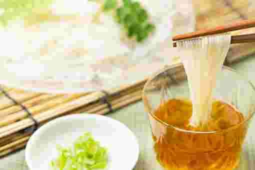 茹でたそうめん