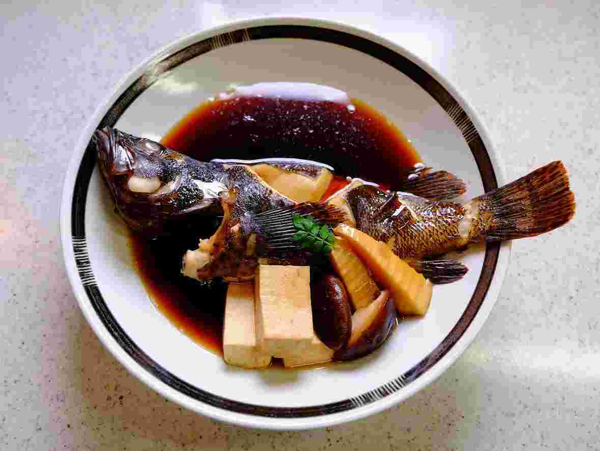 タケノコメバルの煮付け