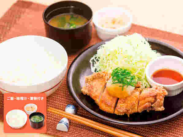 若鶏の竜田揚げランチ