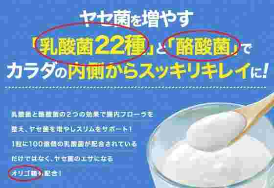 配合されている菌の種類