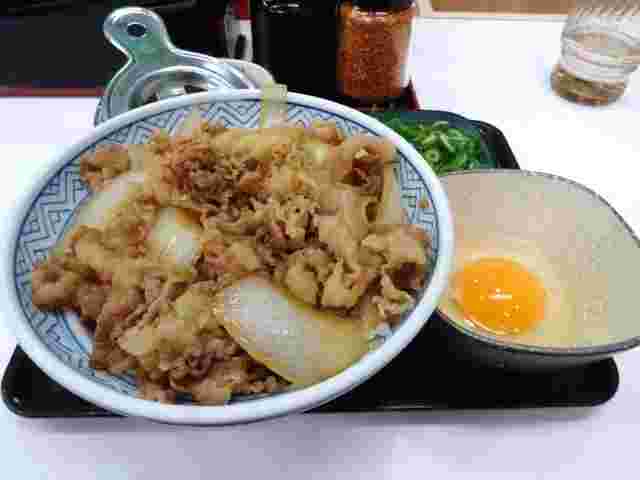 つゆだくの牛丼