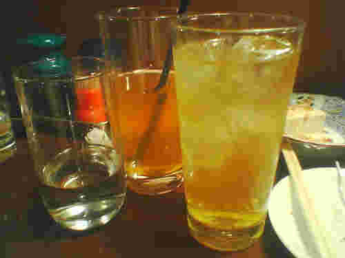 泡盛のさんぴん茶割り