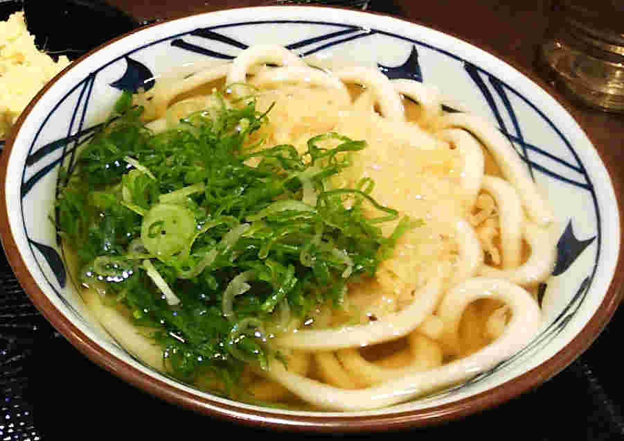 丸亀製麺のかけうどんの画像