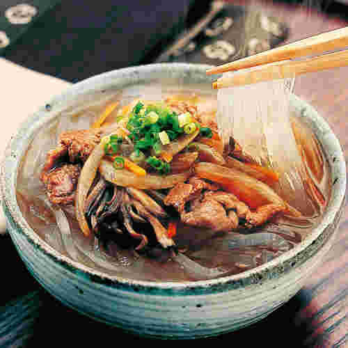 肉うどん風あったかところてん