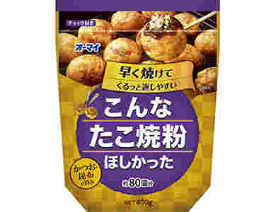 オーマイ こんなたこ焼き粉ほしかったの画像