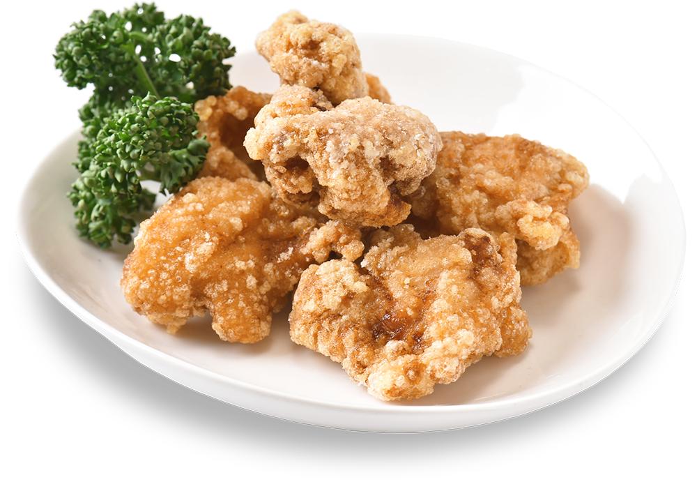 唐揚げとパセリのシンプルなおかず