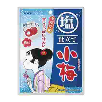 「ロッテ 塩小梅」のお菓子