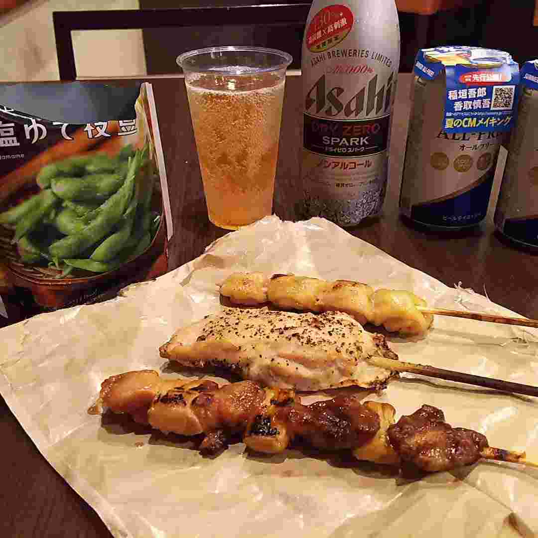 ノンアルコールビールとおつまみ