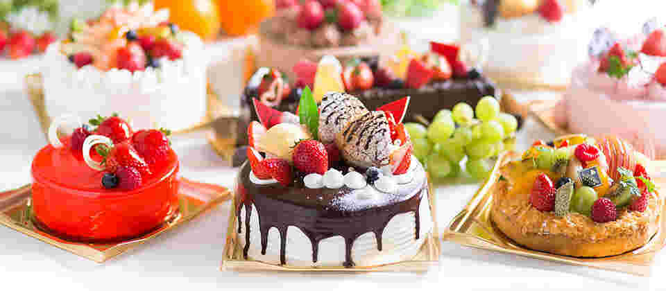 たくさんのケーキ