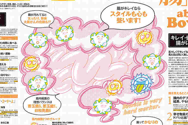 腸内環境を整えるとこれだけ効果がある図