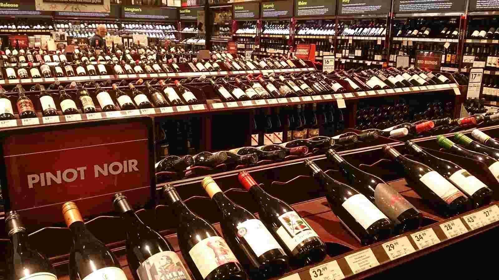 ワイン売り場