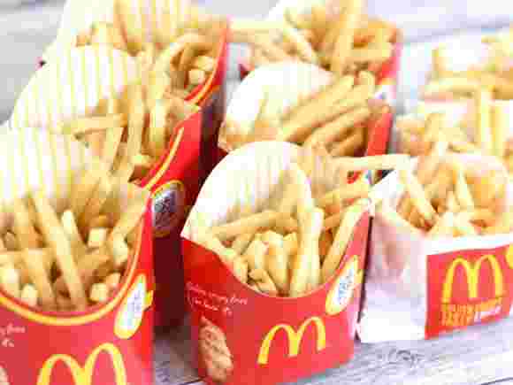 マクドナルドの人気メニューであるマックフライポテト