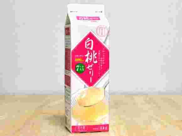 業務スーパーの白桃ゼリー