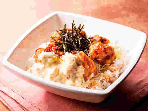 ガストのランチ唐揚げテリタル丼