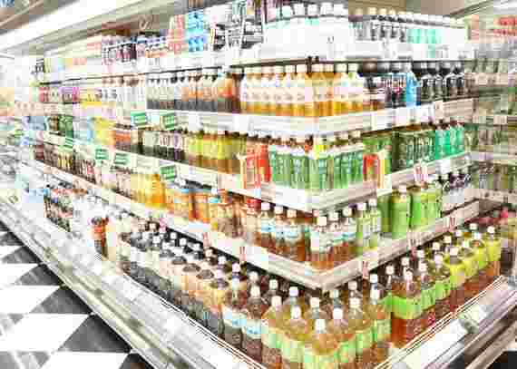 清涼飲料水売り場
