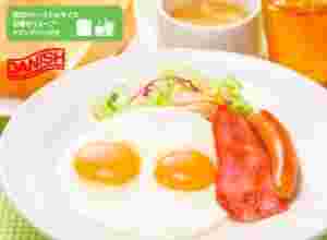 ガストの目玉焼きモーニング