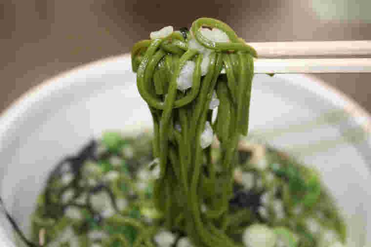 茶そばのかけそば