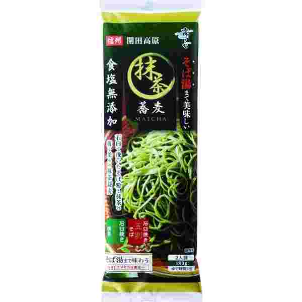 はくばくのそば湯まで美味しい蕎麦抹茶