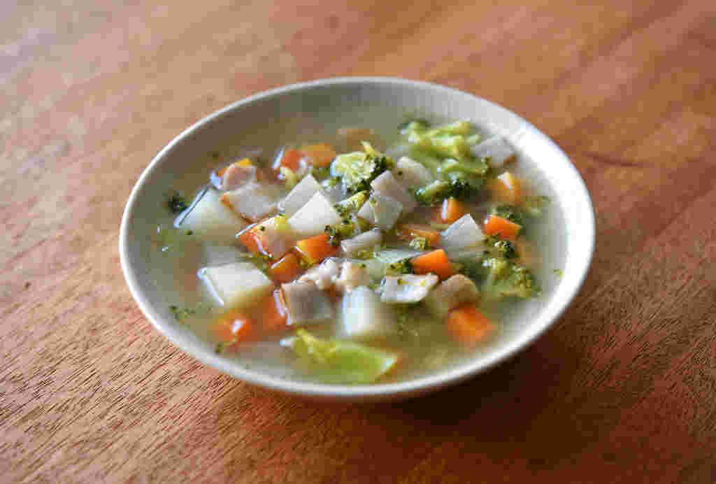野菜多めの雑炊