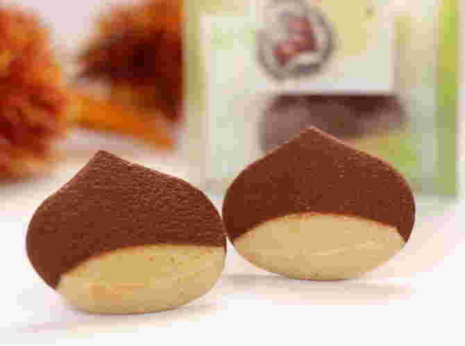 栗型のクッキー