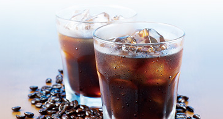 グラスに入ったアイスコーヒー