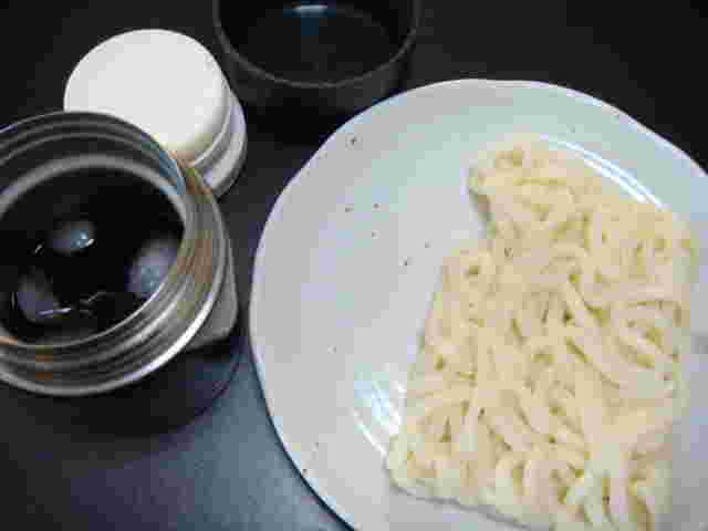 冷凍うどんを自然解凍