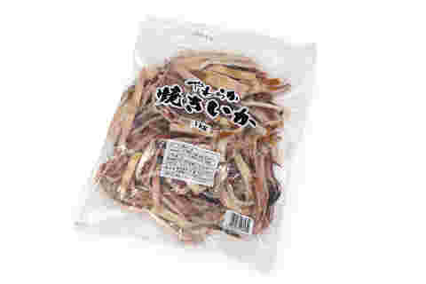 1Kg袋に入っている大容量の焼きイカ